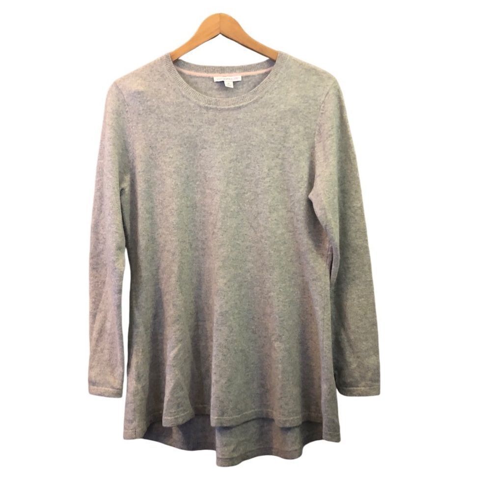 Isaac Mizrahi Live Women’s Medium Soft Heather Gray Cashmere Sweater